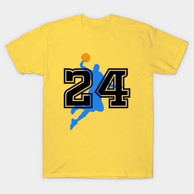 basket-ball 24 T-Shirt by mamo designer